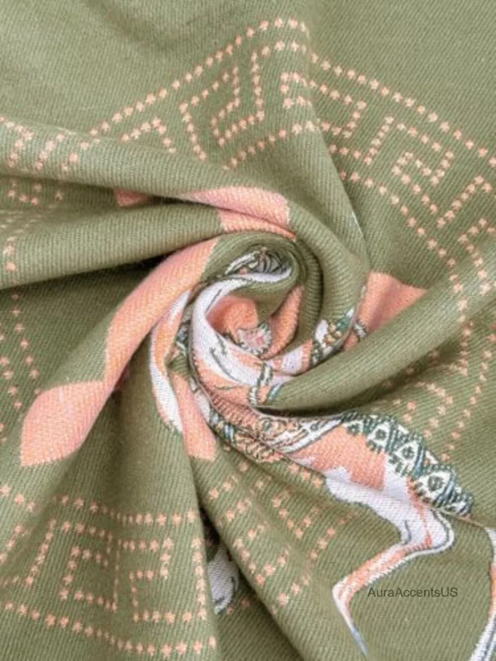 Reversible Pashmina Shawl Wrap Women's Big Scarf 100% Acrylic